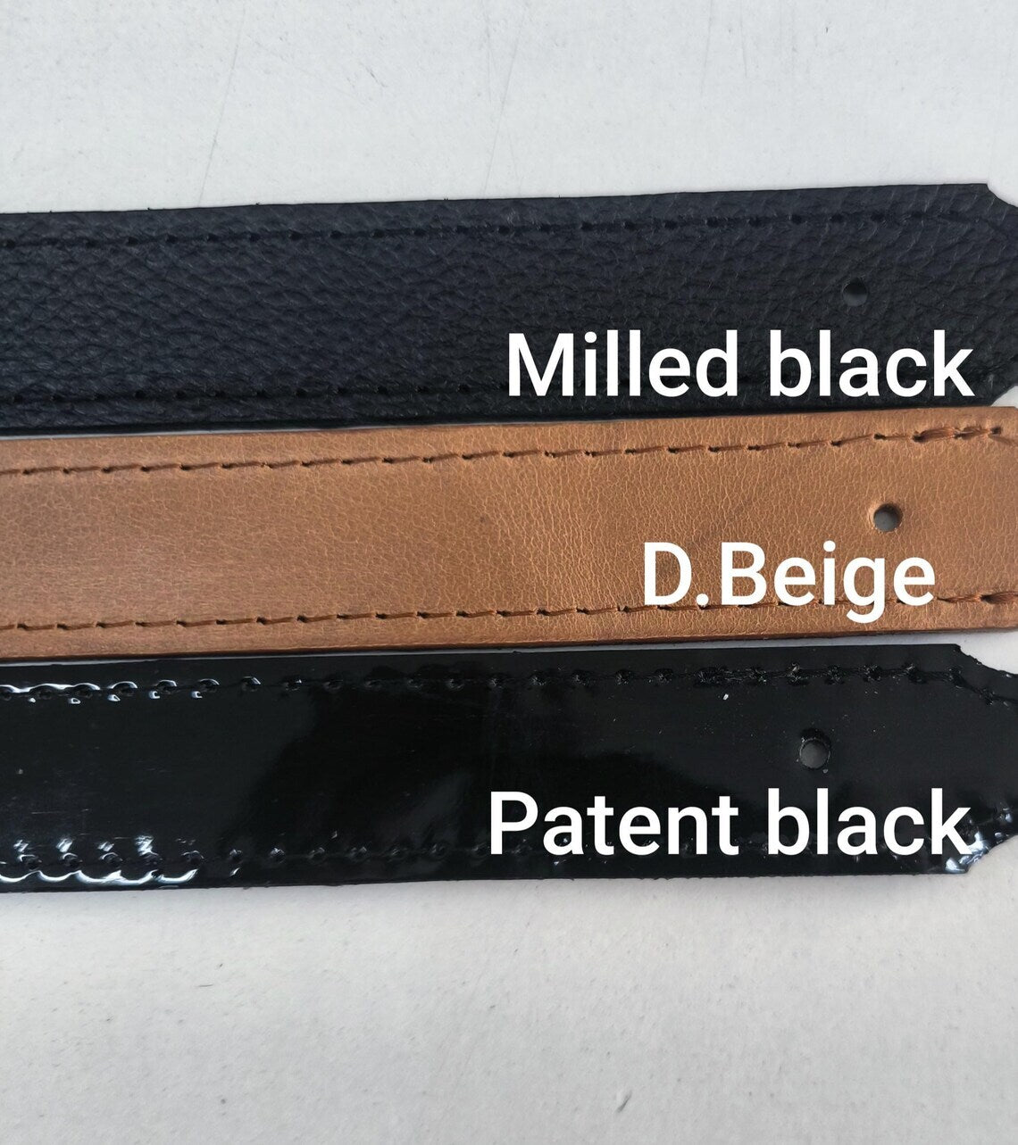 Leather Bag Handles - Genuine Leather Shoulder Straps, Durable & Stylish Replacement Handles for Bags 66cm//26" Length