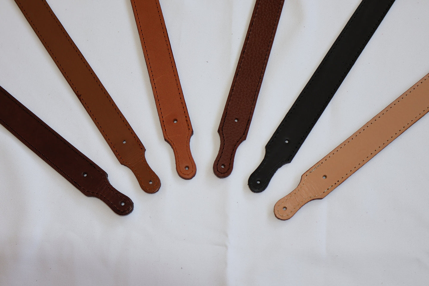 Leather Bag Handle - Genuine Leather Shoulder Strap, Durable & Stylish Replacement Handles for Bags 59cm/23" Length