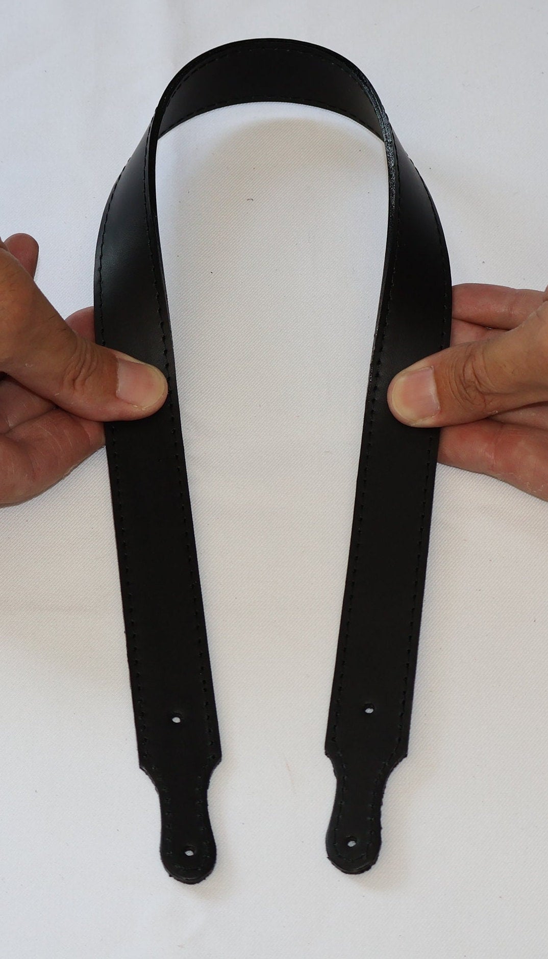 Leather Bag Handle - Genuine Leather Shoulder Strap, Durable & Stylish Replacement Handles for Bags 59cm/23" Length