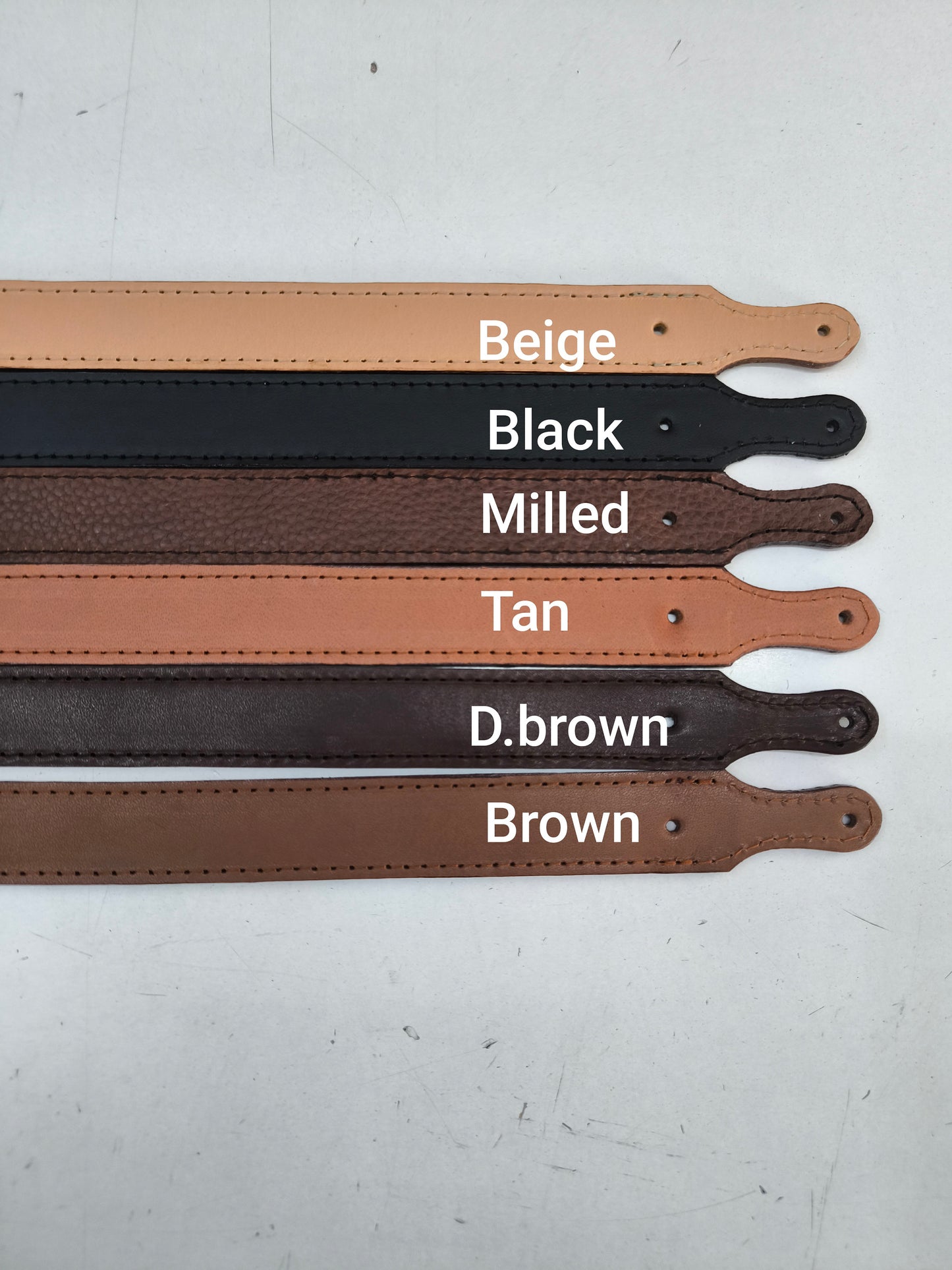 Leather Bag Handle - Genuine Leather Shoulder Strap, Durable & Stylish Replacement Handles for Bags 59cm/23" Length