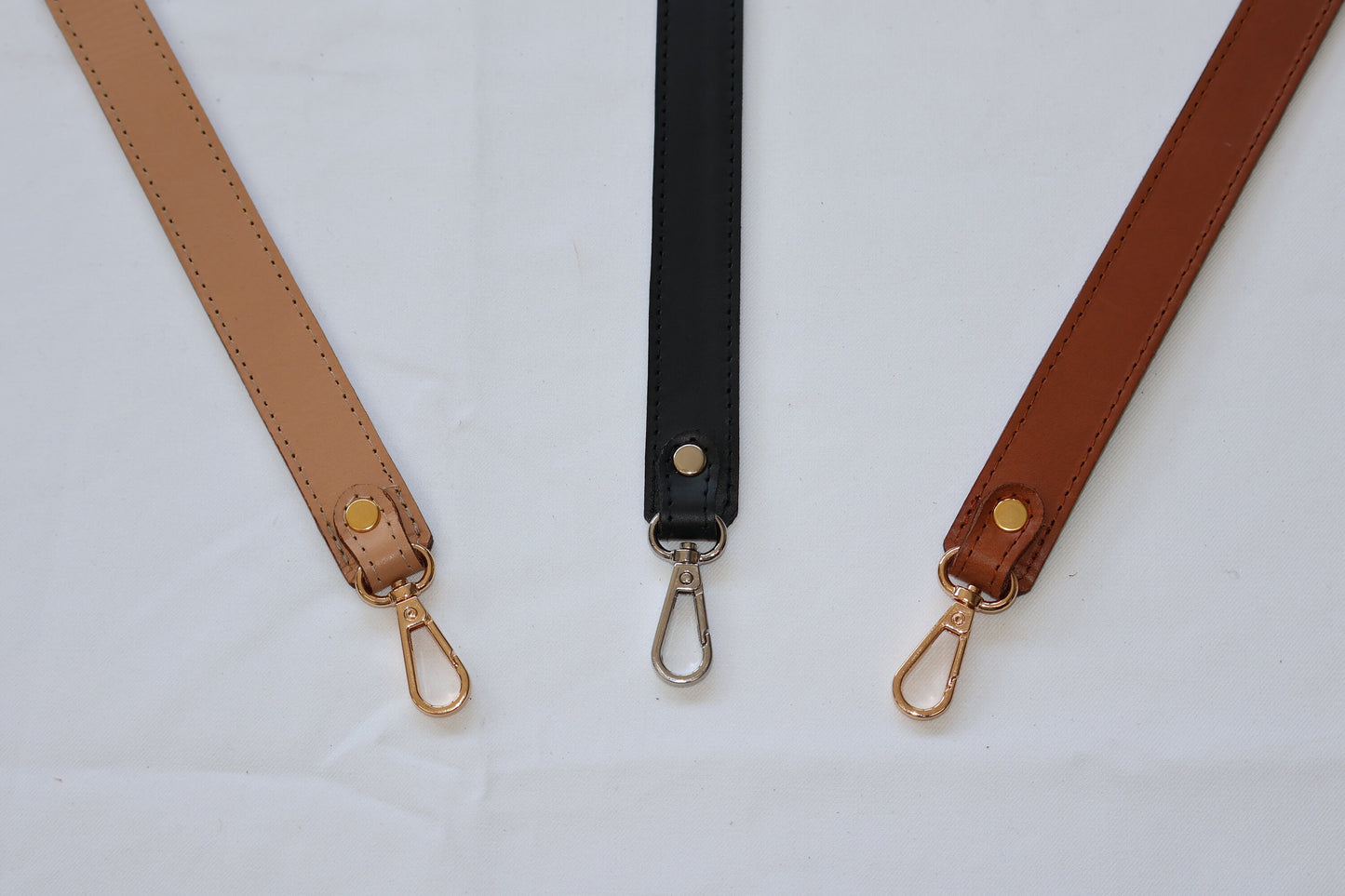 Leather Bag Handle - Genuine Leather Shoulder Strap, Durable & Stylish Replacement Handles for Bags 66cm//26" Length