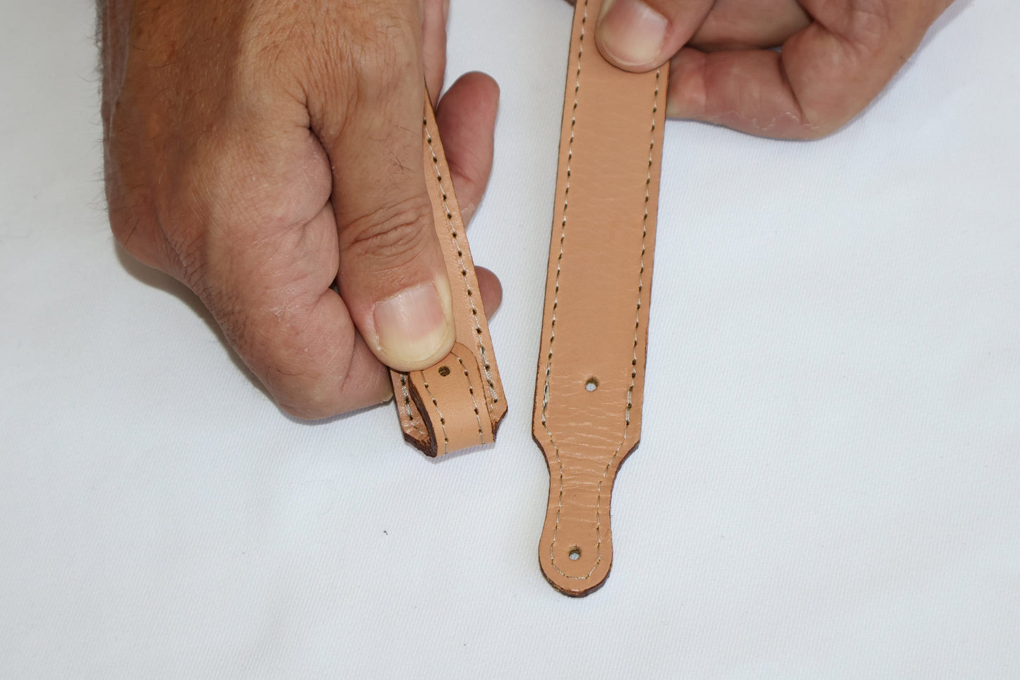 Leather Bag Handle - Genuine Leather Shoulder Strap, Durable & Stylish Replacement Handles for Bags 59cm/23" Length