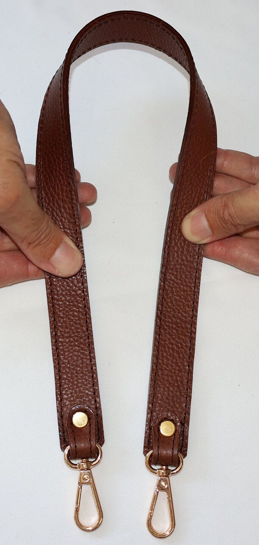 Leather Bag Handle - Genuine Leather Shoulder Strap, Durable & Stylish Replacement Handles for Bags 66cm//26" Length