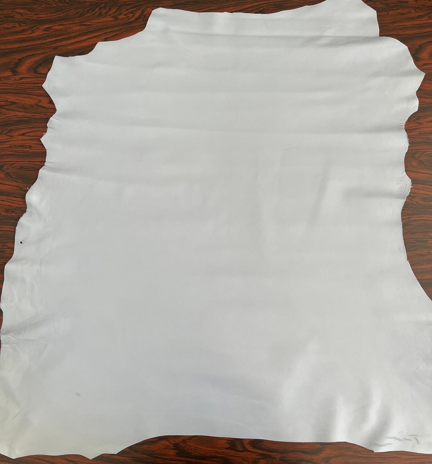 Sheep leather color light grey, nappa lambskin genuine leather for crafts, thick. 1,0mm (2 1/2oz)