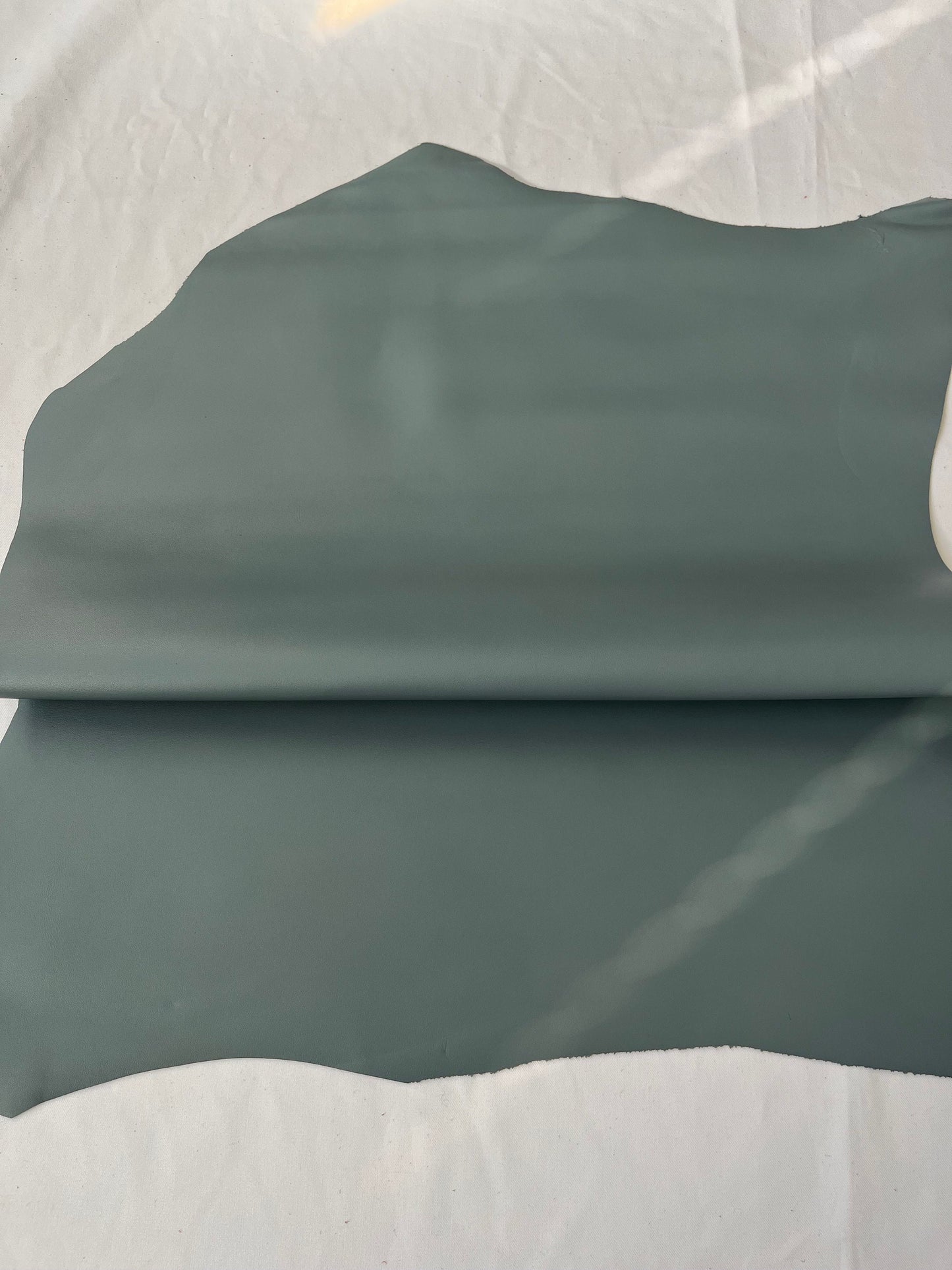 Sheep leather color warm Grey, nappa lambskin genuine leather hide for crafts, thick. 1,0mm (2 1/2oz)