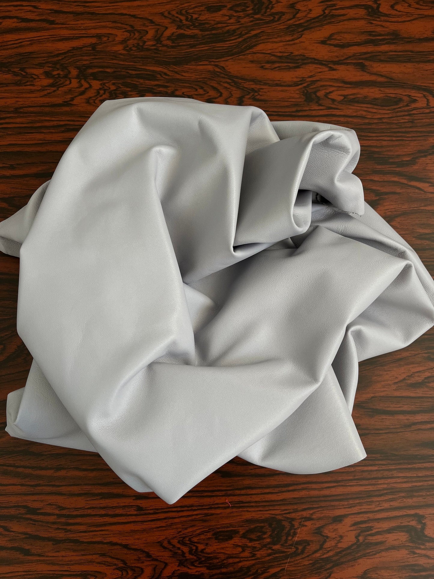 Sheep leather color light grey, nappa lambskin genuine leather for crafts, thick. 1,0mm (2 1/2oz)