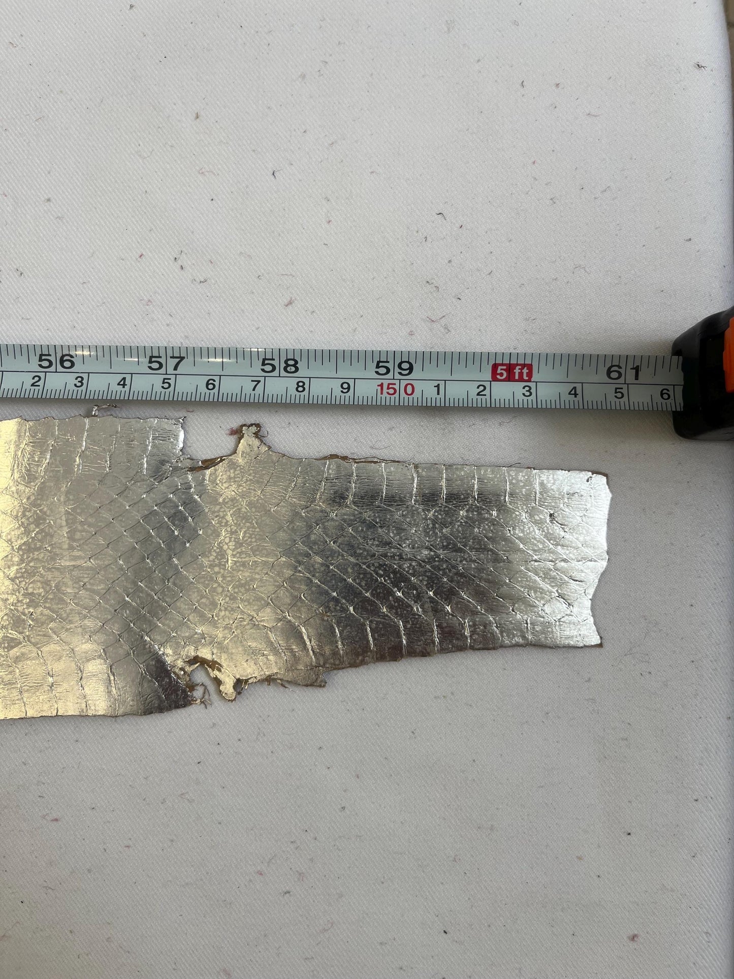 Snake Leather - Genuine Snakeskin Hide for Crafts, Metallic and Thin, Thick 0.3mm (1 oz) , Unique DIY Projects