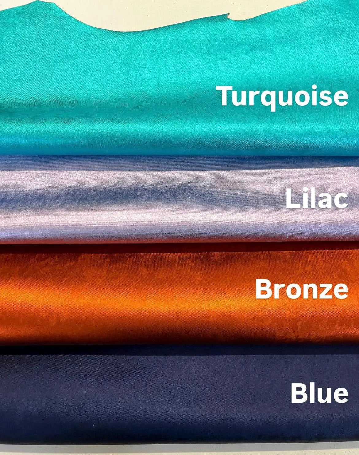 Sheep leather metallic colors, Genuine sheepskin leather for crafts, thick. 0,9mm (2 1/2 oz)