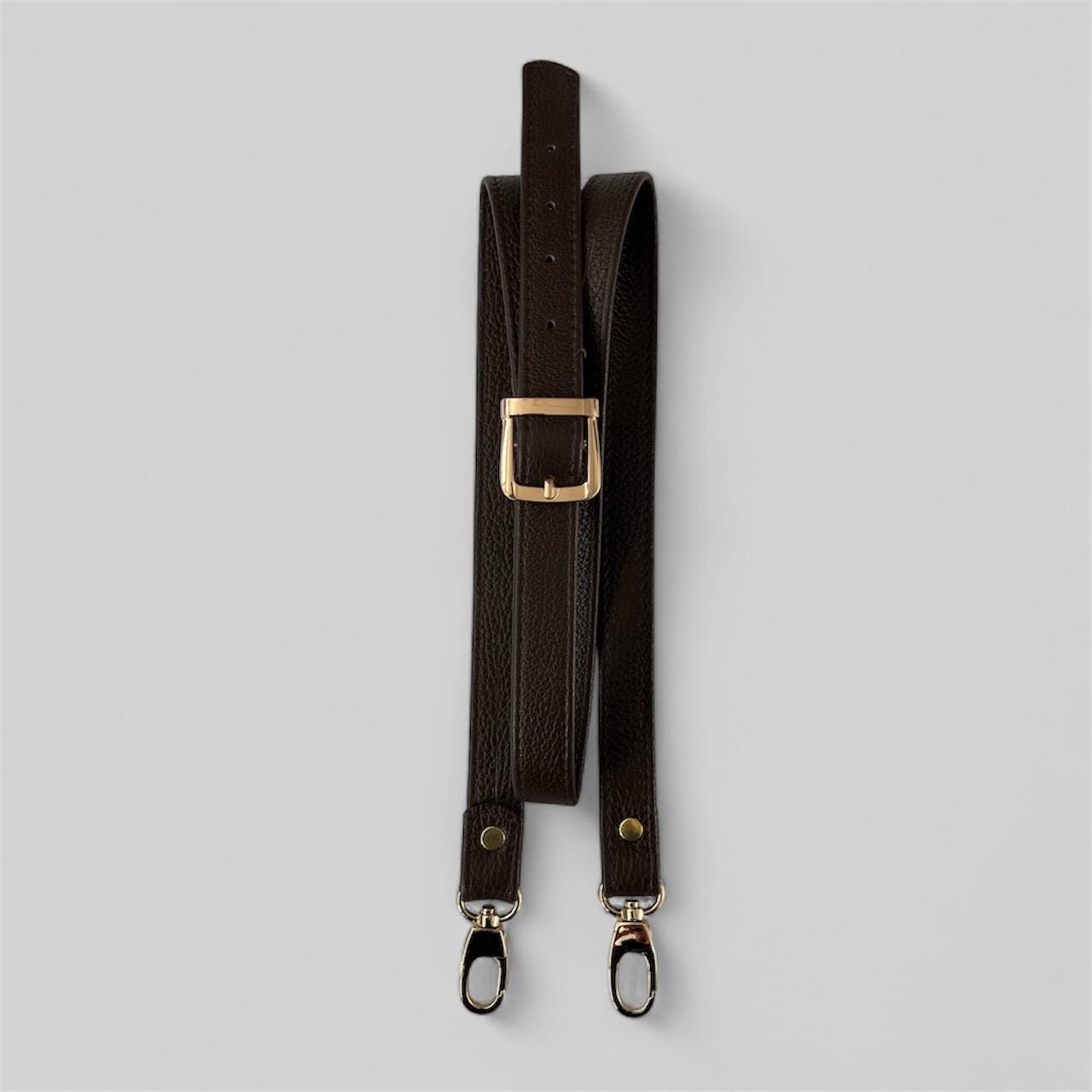 Replacement Leather bag Strap for Crossbody Bag, Adjustable 2.3cm(0,9") Purse Strap, Shoulder Leather Handles for Bags with a buckle.