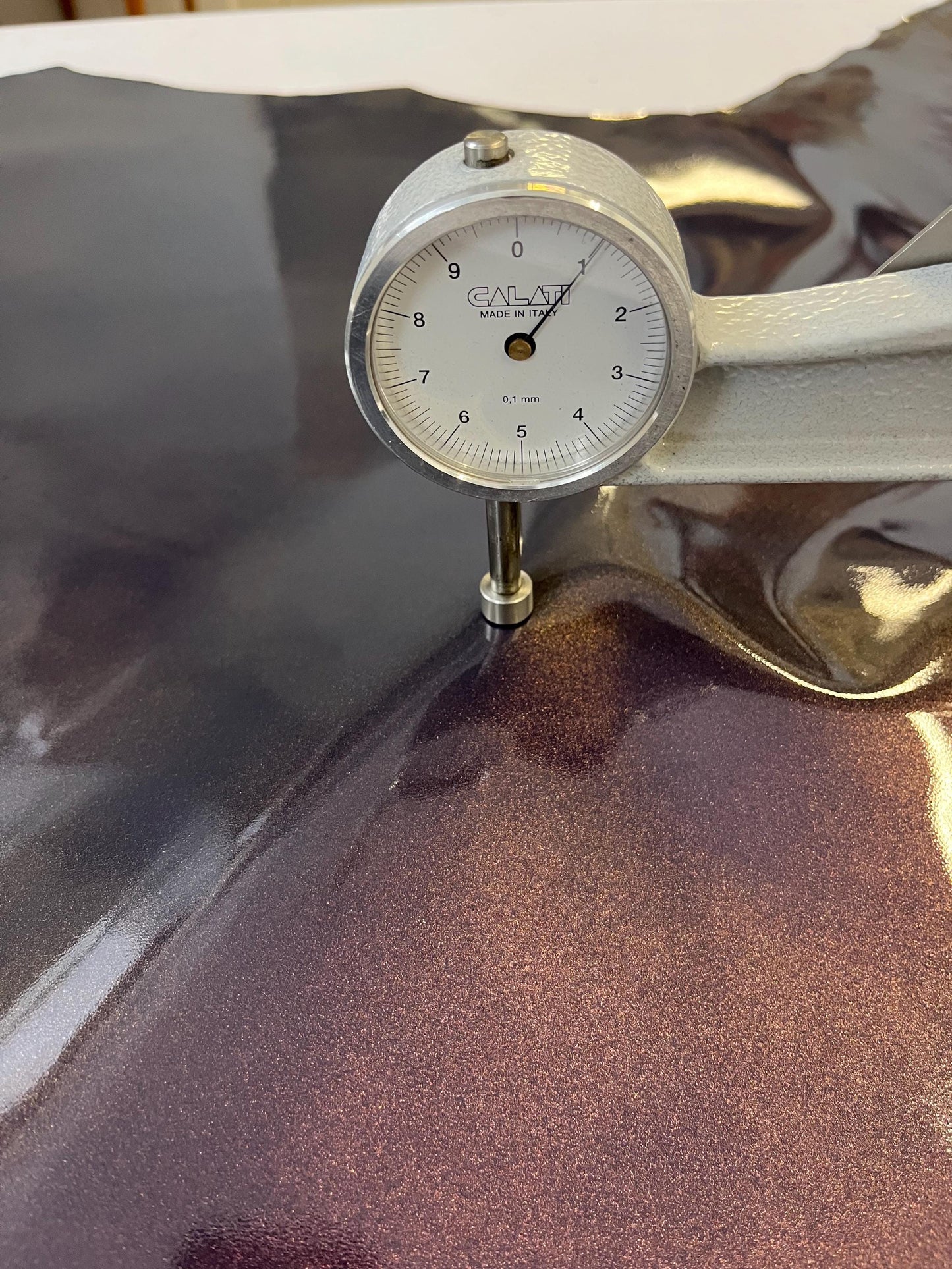 Sheep nappa leather, lambskin metallic iridescent patent leather for crafts thick 1,0mm (2,5 oz)