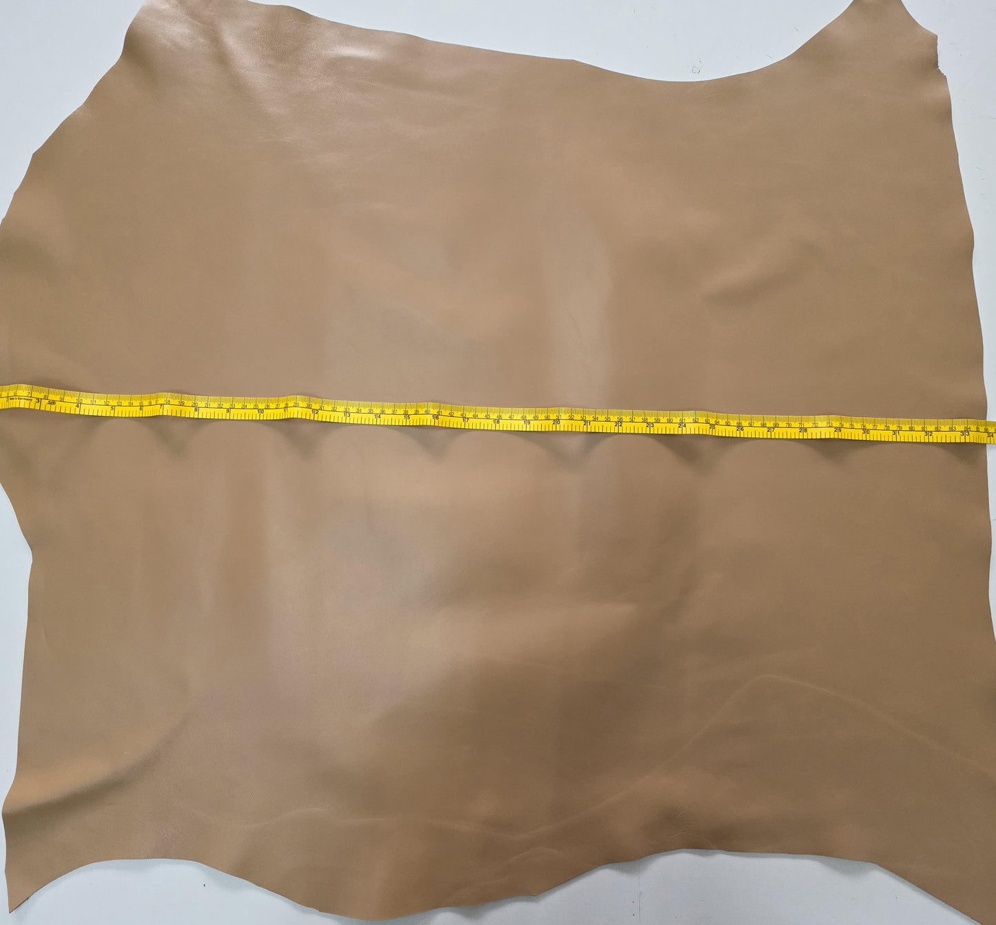 Dark Beige Sheep Leather for crafts: Soft and thick sheepskin hide