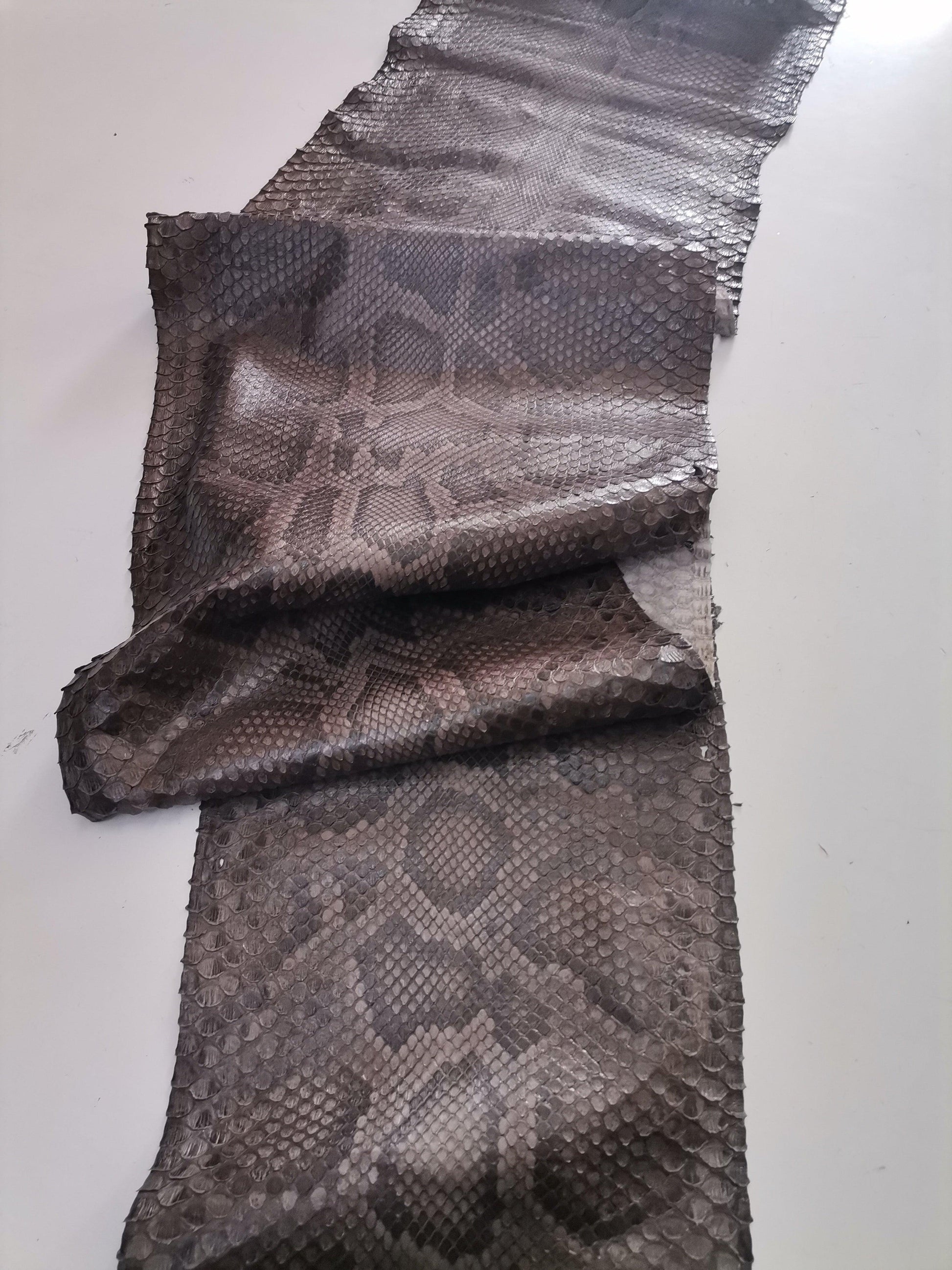 Genuine snakeskins. Real snake leather thin and matte. Natural wide snake skin - Salvo Leather