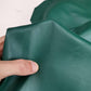 Sheep nappa genuine leather, soft lambskin leather hide for crafts col. forest green, thick. 0,9mm - Salvo Leather