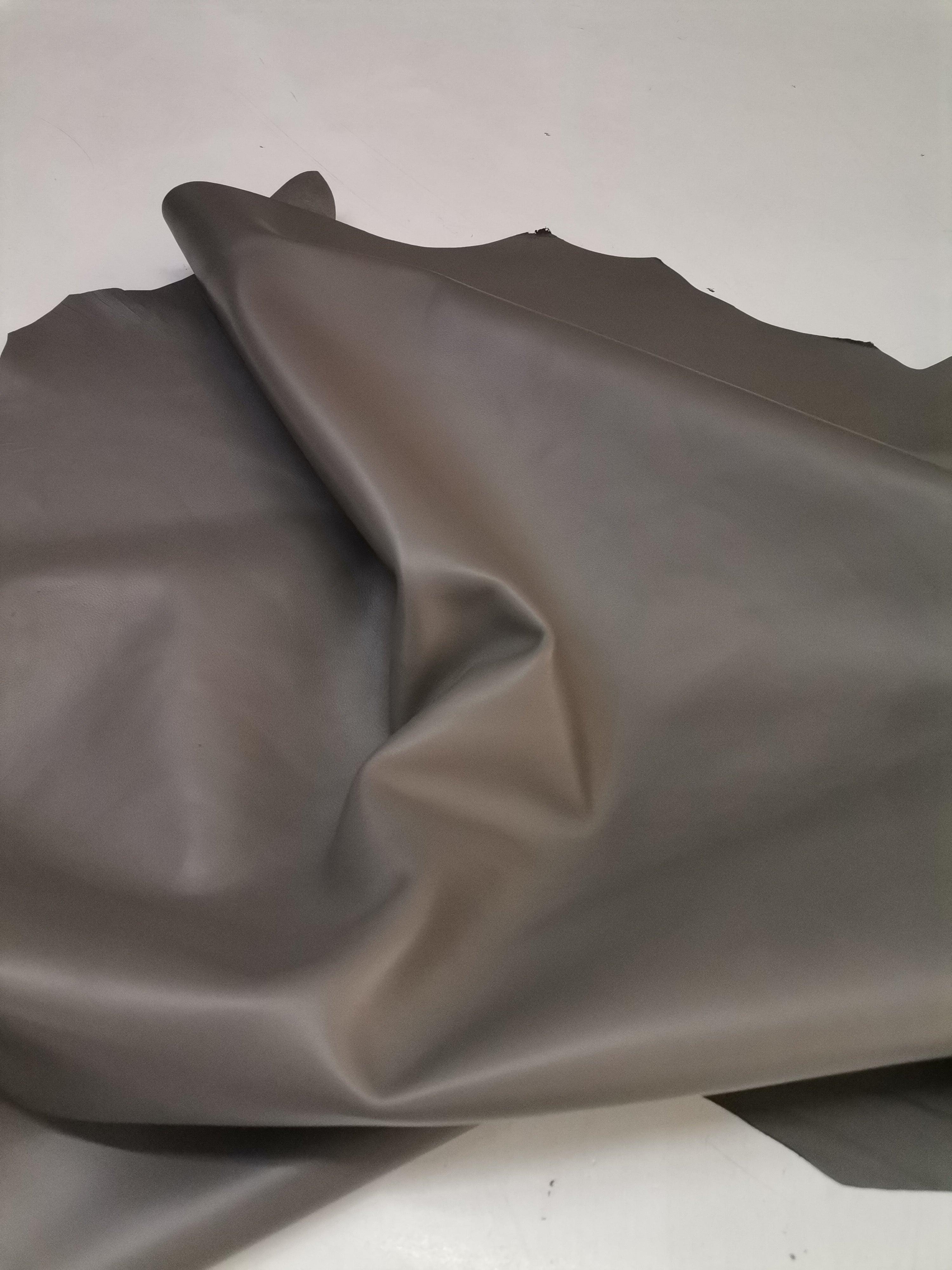 Gray Natural Nappa Leather Hide popular Material - Gray