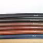 Leather handles for bags, Pair or genuine leather handbag handles rounded and stitched, length 55cm-22 inches - Salvo Leather