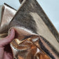 Goat soft metallic leather, Genuine goat skin leather pieces for crafts, thickness 0,9mm(2 1/2 oz) - Salvo Leather