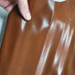 Goat skin glazed lining, Genuine goat hide thin finished leather thick 0,7mm( 1 1/2 oz) - Salvo Leather