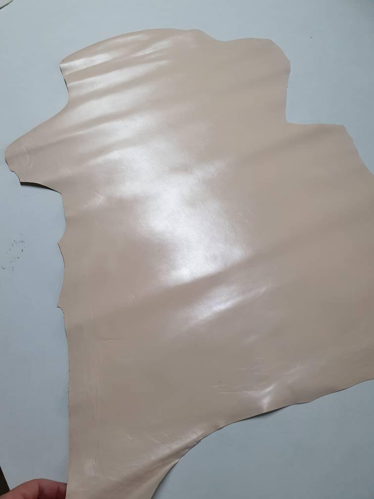 Goat skin glazed lining, Genuine goat hide thin finished leather thick 0,7mm( 1 1/2 oz) - Salvo Leather