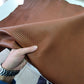 Cow embossed leather, Genuine printed cowhide skin, knitted/mat effect thick 1,1mm(3 oz) - Salvo Leather