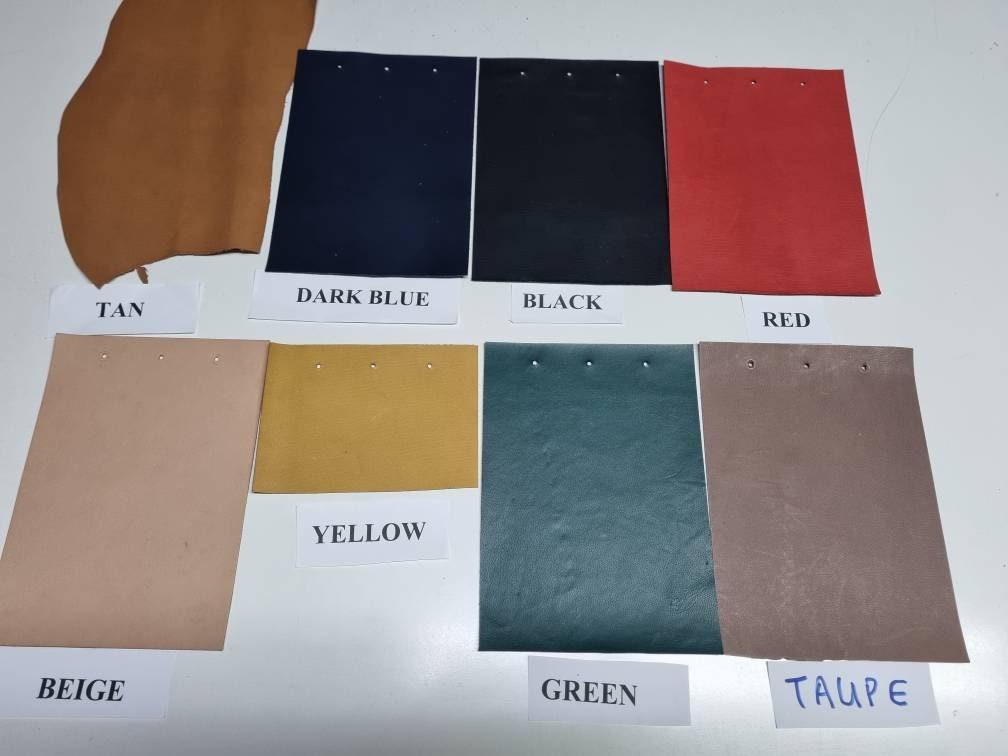 Goat skin Leather, Genuine goat hide leather sheets for crafts thick 0,9mm (2 Oz) - Salvo Leather