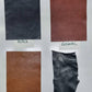 Sheep leather antique, crunchy effect, Genuine lambskin hide two tone col. Tan, Semi Veg Tanned - Salvo Leather