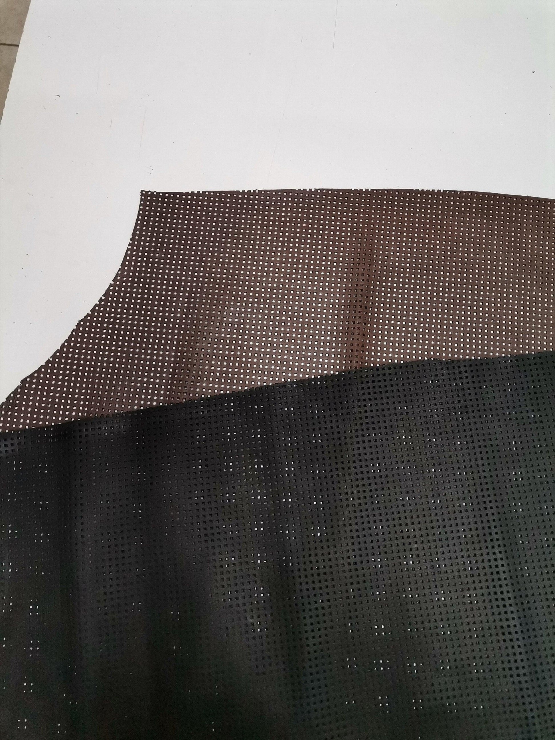 Perforated cow leather, Genuine cowhide leather sheets thickness 1,0mm( 2,5oz) - Salvo Leather