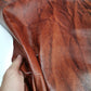 Goat skin printed leather, Genuine goat hide fashion emboosed leather for crafts thick 0,9mm(2 1/2 oz) - Salvo Leather