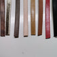 Leather shoe straps, Genuine leather straps folded and stitched width 0,8mm(1/3 inch) thickness 1,2mm(3 oz) - Salvo Leather