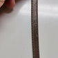 Leather shoe straps, Genuine leather straps folded and stitched width 0,8mm(1/3 inch) thickness 1,2mm(3 oz) - Salvo Leather