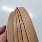 Leather crossbody straps, shoulder bag straps folded and stitched width 2,5cm ( 1 inch), thickness 2,2mm (5 oz), - Salvo Leather