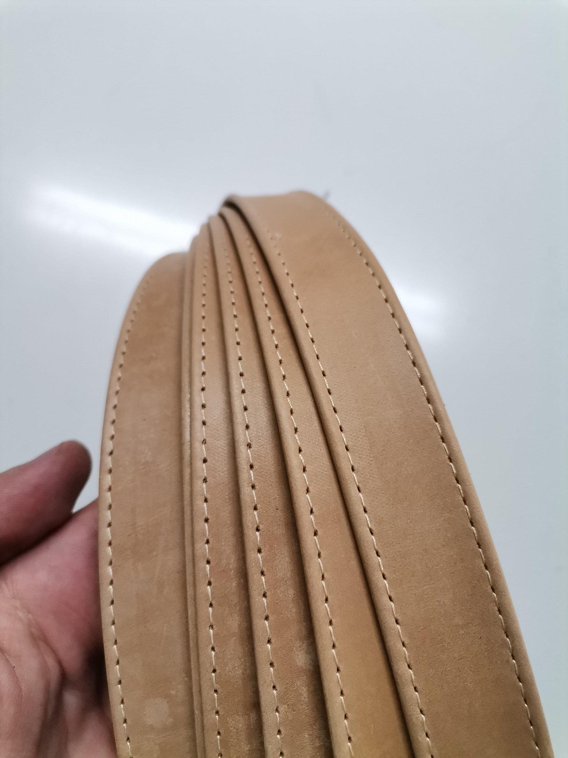 Leather crossbody straps, shoulder bag straps folded and stitched width 2,5cm ( 1 inch), thickness 2,2mm (5 oz), - Salvo Leather