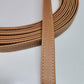 Leather crossbody straps, shoulder bag straps folded and stitched, width 2cm/0,8 inch, thick. 3,2mm(8oz), - Salvo Leather