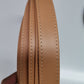 Leather crossbody straps, shoulder bag straps folded and stitched, width 2,5cm(1 inch) thickness 3,2cm(8oz),