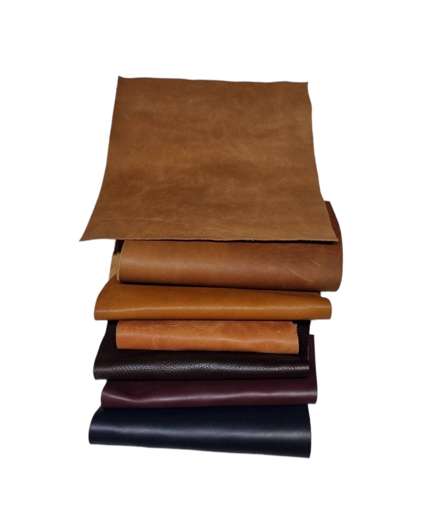 Big square cow leather scraps and remnants, cowhide leather pieces various colors sold by kilo//lb. 1kg(2,2 lb.) - Salvo Leather