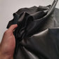 Sheep nappa leather for garments, Genuine lambskin black leather hide for jackets thickness 0,8mm(2 oz) - Salvo Leather