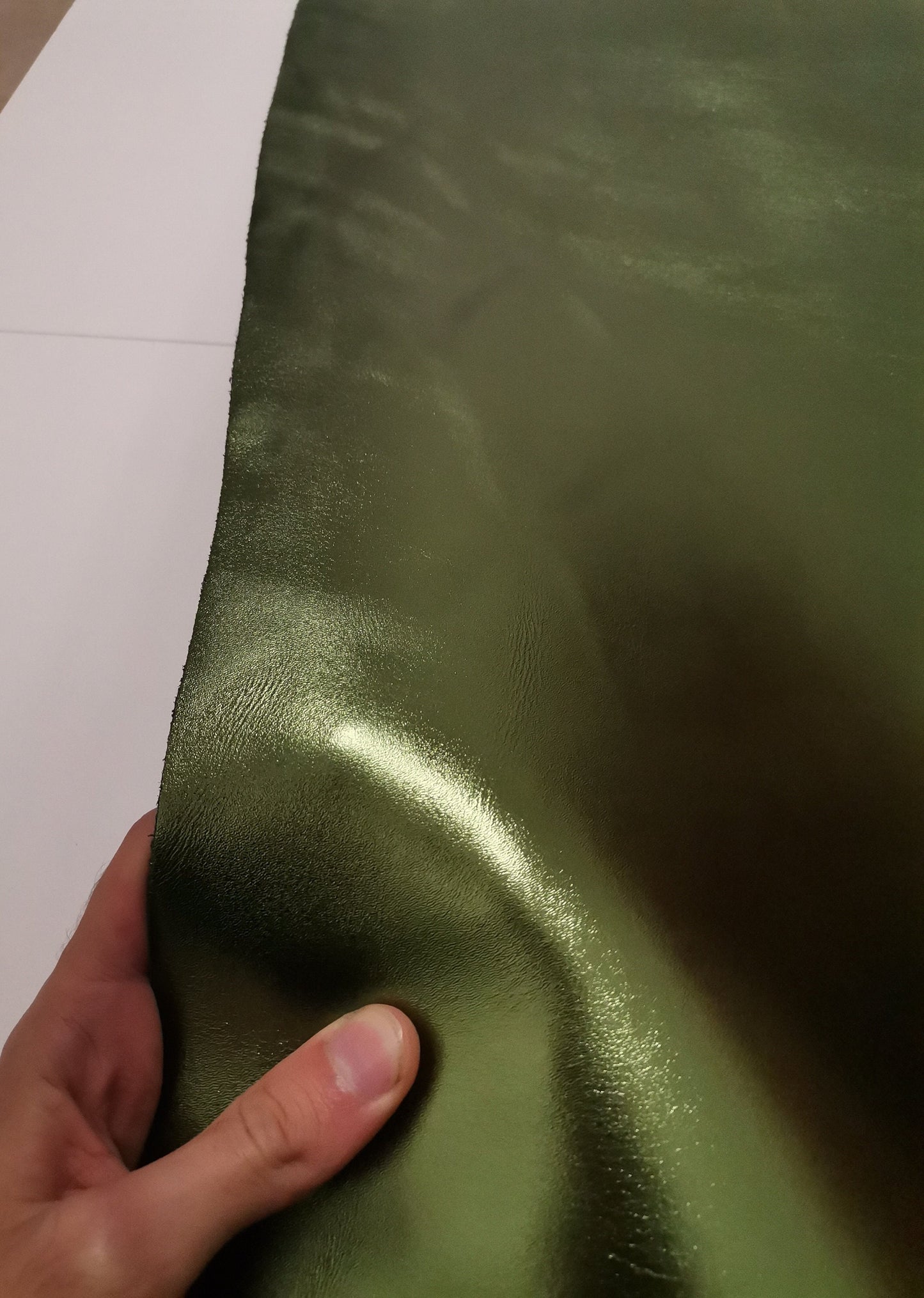 Cow vegetable metallic leather, Genuine cow leather sheets thick 1,9mm//3,75 Oz