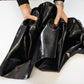 Cow Patent leather, Genuine cowhide soft and glossy leather, thickness 1,1-1,3mm(3 oz) - Salvo Leather