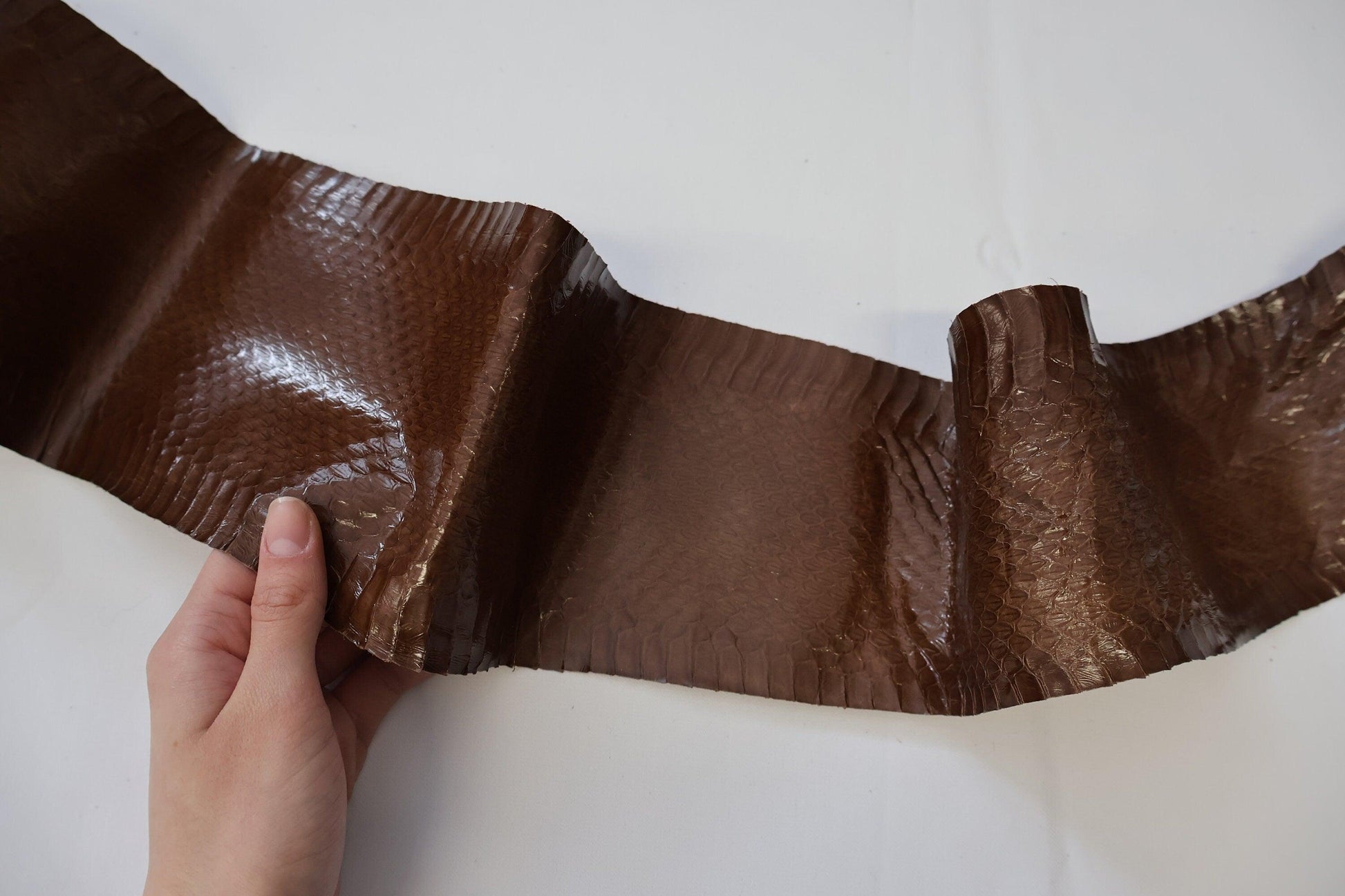 Genuine snakeskins. Real snake leather hide, thin and glossy, thickness 0,3mm(1 oz) - Salvo Leather