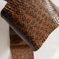 Genuine snakeskins. Real snake leather hide, thin and glossy, thickness 0,3mm(1 oz) - Salvo Leather