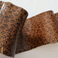 Genuine snakeskins. Real snake leather hide, thin and glossy, thickness 0,3mm(1 oz) - Salvo Leather