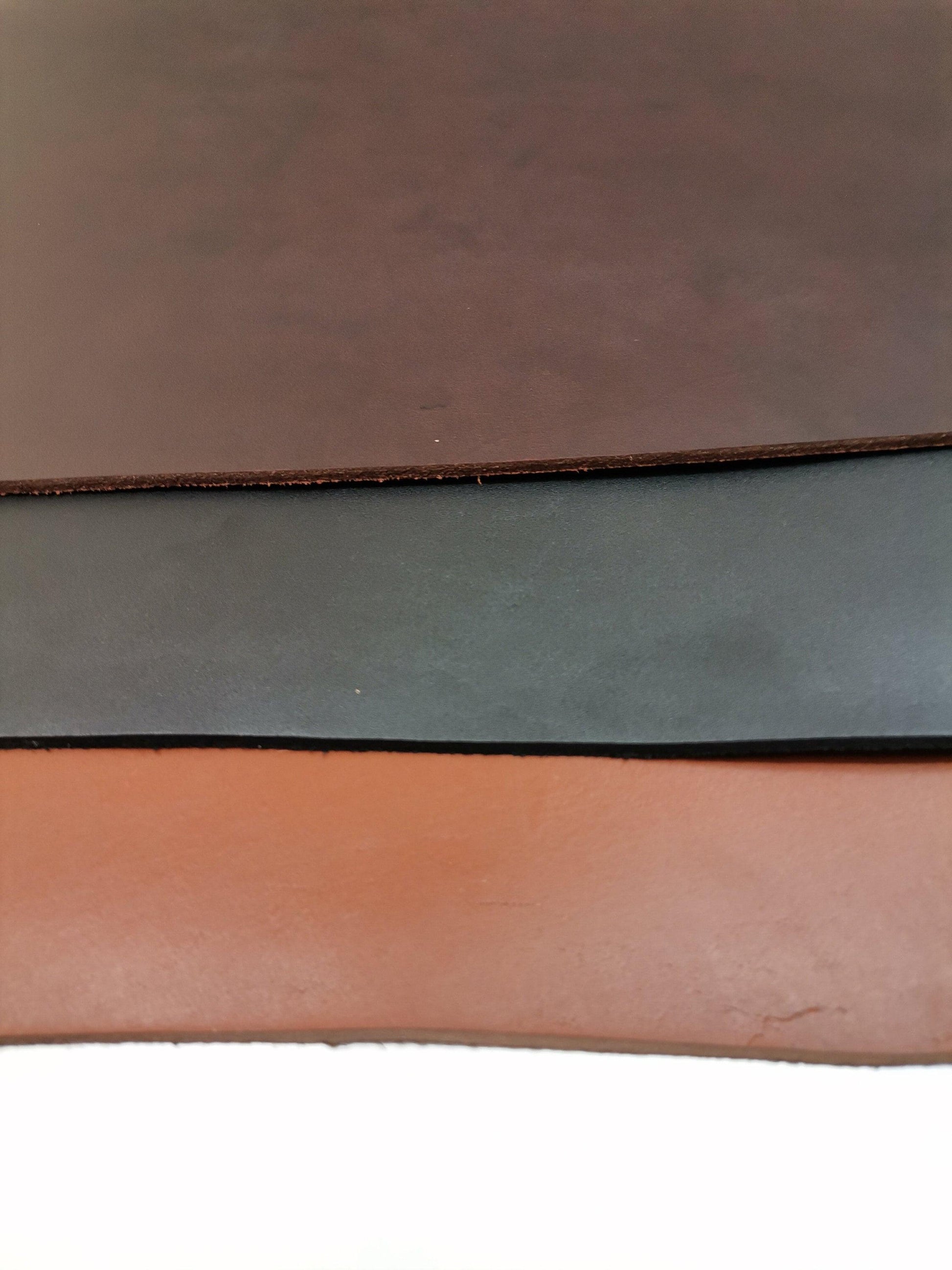 Belting Leather, Genuine cowhide for belts and leather collars thickness 3.4-3.6mm (8-9 oz) - Salvo Leather