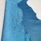 Sheep genuine leather, lambskin nappa leather hide for crafts col. blue, thick. 1,0mm (2 1/2oz) - Salvo Leather