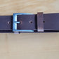 Leather belt for men, genuine leather belt, milled oily with a pull-up effect, width 4cm(1,6") - Salvo Leather