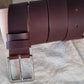 Leather belt for men, genuine leather belt, milled oily with a pull-up effect, width 4cm(1,6") - Salvo Leather