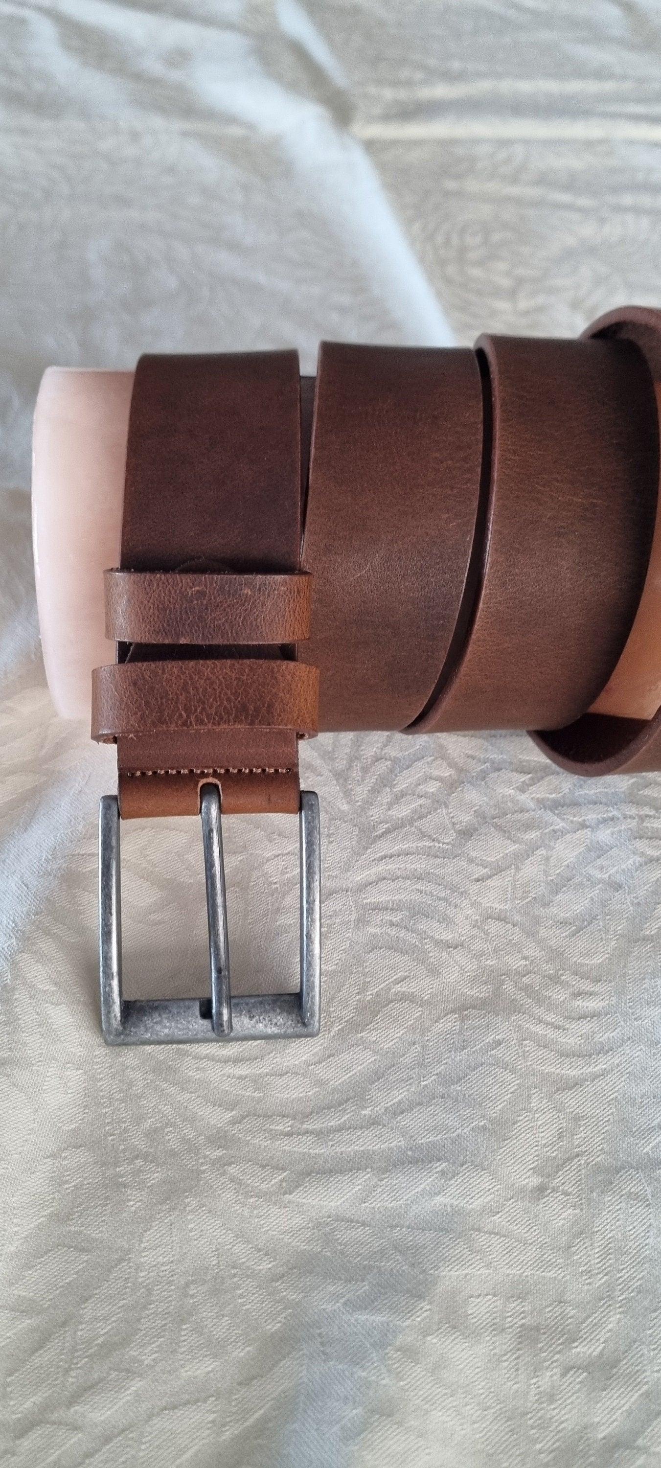 Leather belt for men, genuine leather belt, milled oily with a pull-up effect, width 4cm(1,6") - Salvo Leather