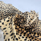 Hair on hide cow leather leopard print, pony skin natural cowhide with the nap, thickness 1,0mm (2 1/2 oz)