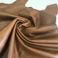 Cow leather col. Tan natural milled, genuine cowhide leather skin soft and supple, thick 1,2mm(3 oz)