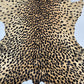 Hair on hide cow leather leopard print, pony skin natural cowhide with the nap, thickness 1,0mm (2 1/2 oz)