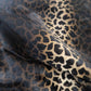 Hair on hide cow leather leopard print, pony skin natural cowhide with the nap, thickness 1,0mm (2 1/2 oz)