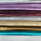 Printed metallic leather scraps and remnants, Genuine leather pieces various metallic colors, and prints sold by kilo//lb. 1kg(2,2 lb.)